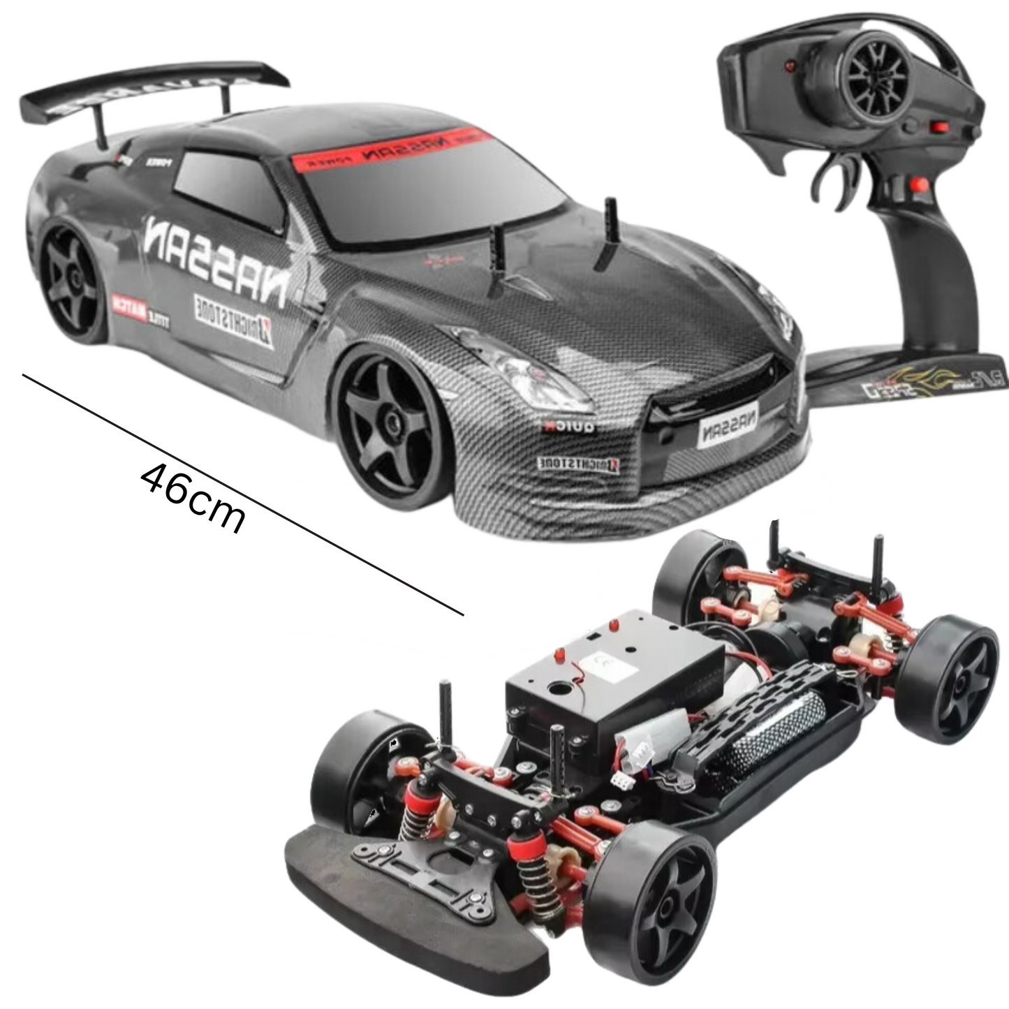 XXL RC Driftcar 1:10 (70km/h) Pro