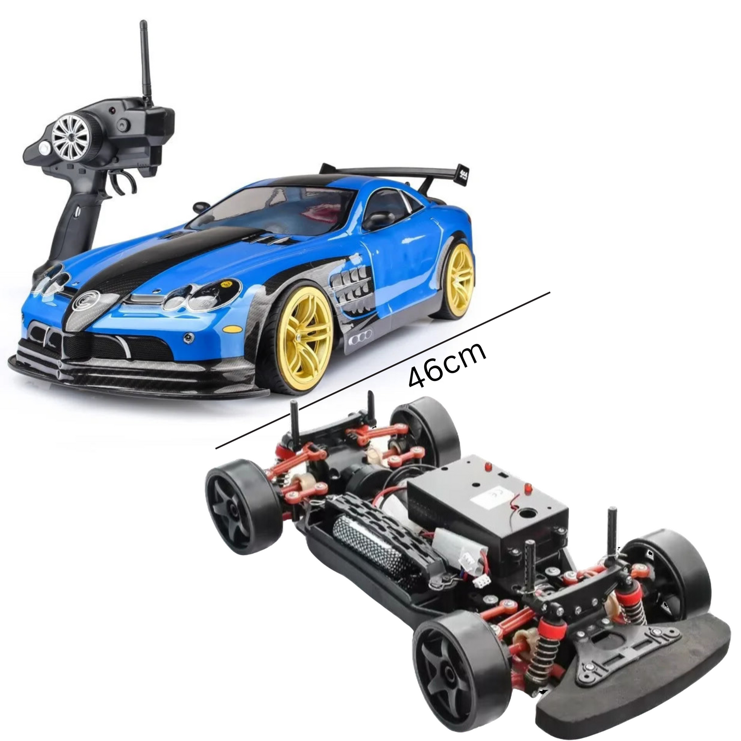 XXL RC Driftcar 1:10 (70km/h) Pro