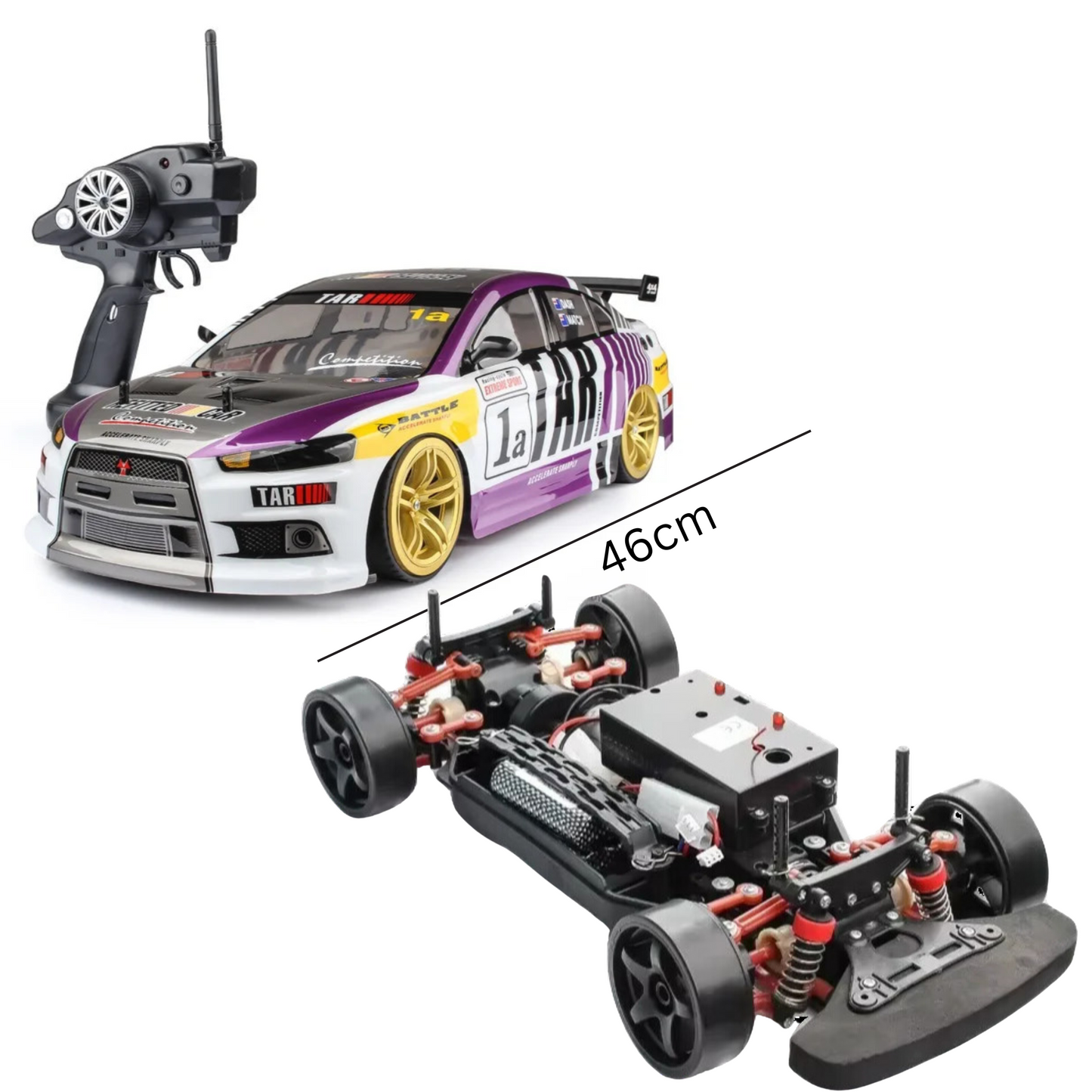 XXL RC Driftcar 1:10 (70km/h) Pro