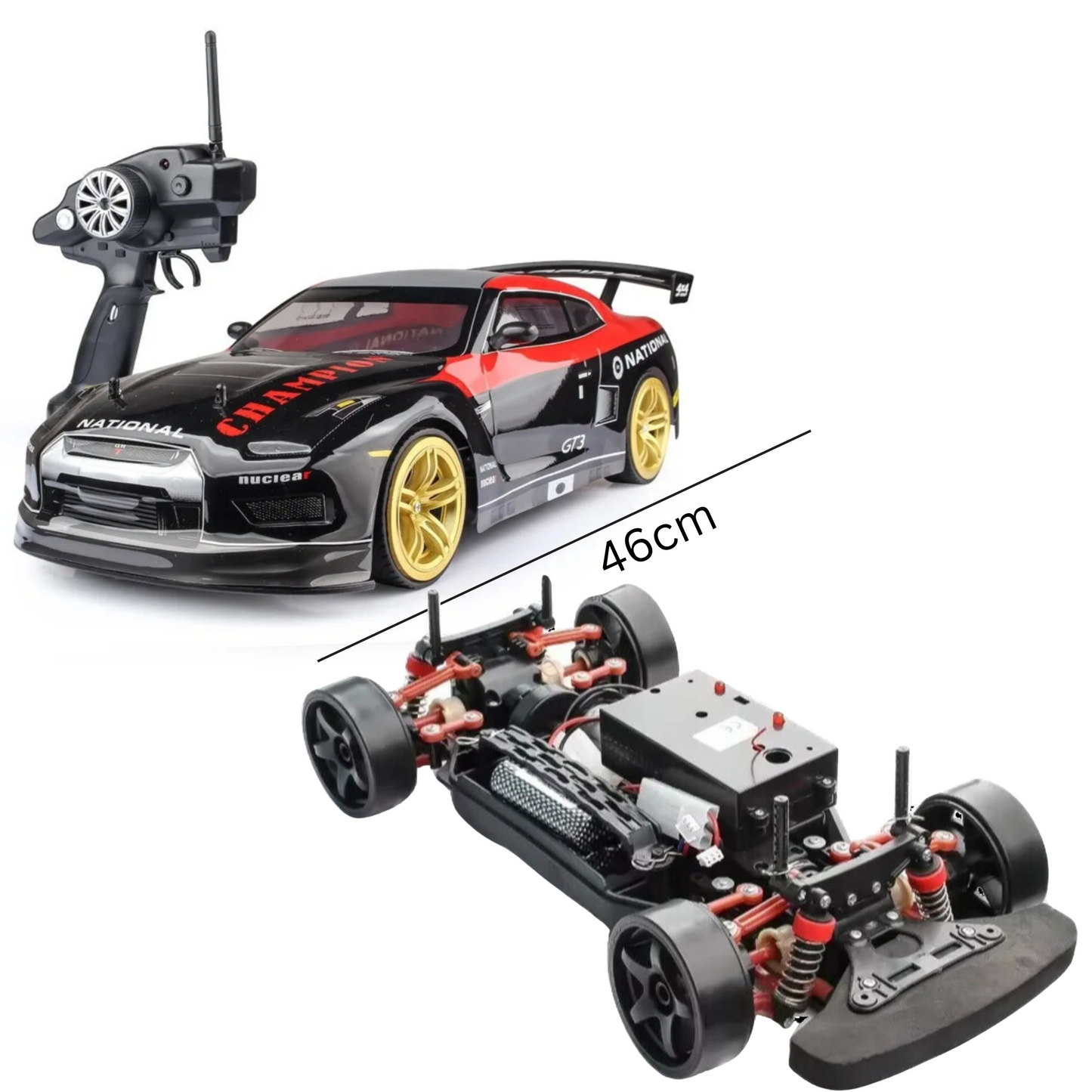 XXL RC Driftcar 1:10 (70km/h) Pro