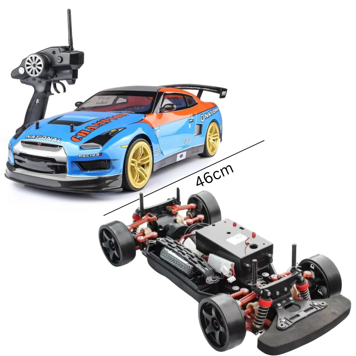 XXL RC Driftcar 1:10 (70km/h) Pro
