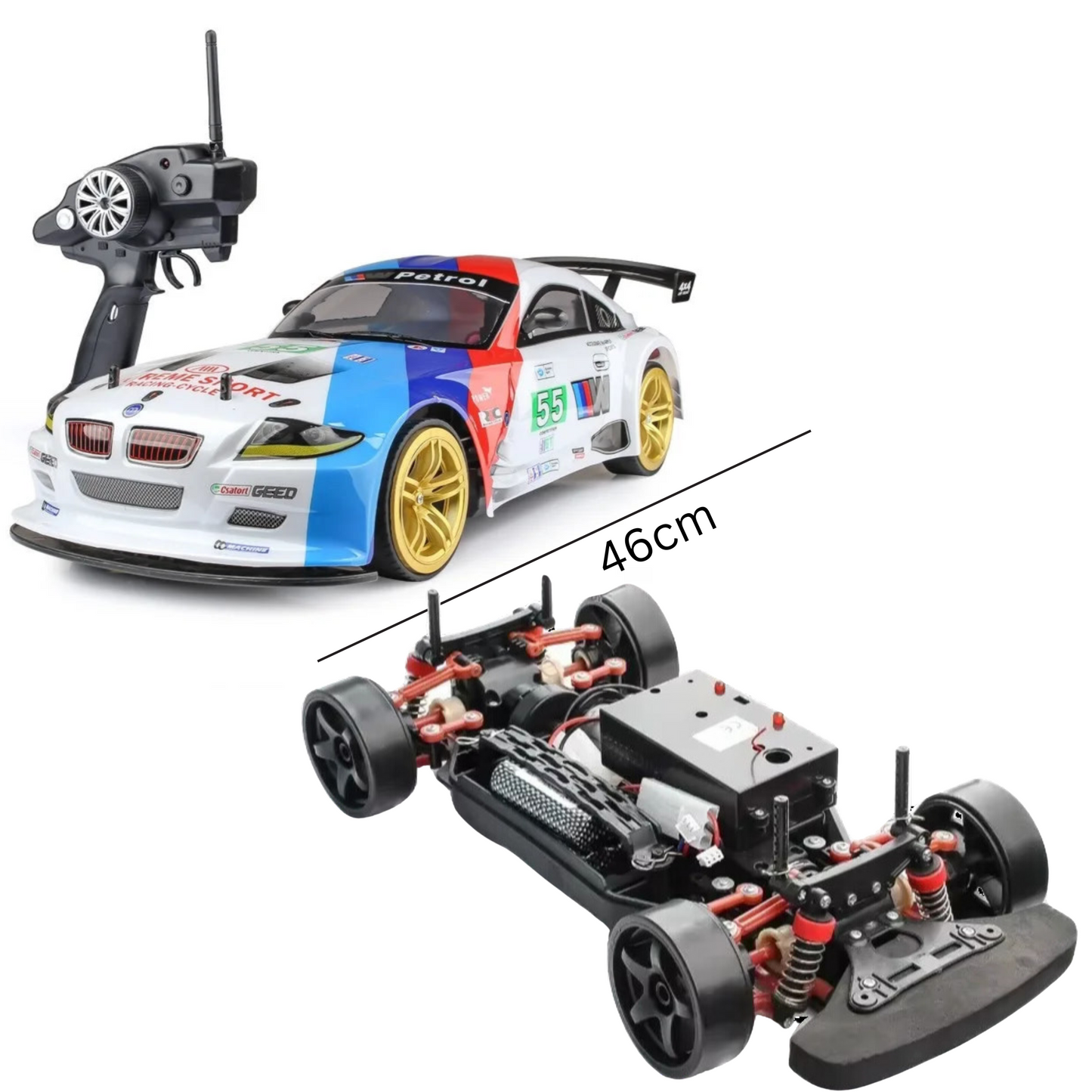 XXL RC Driftcar 1:10 (70km/h) Pro