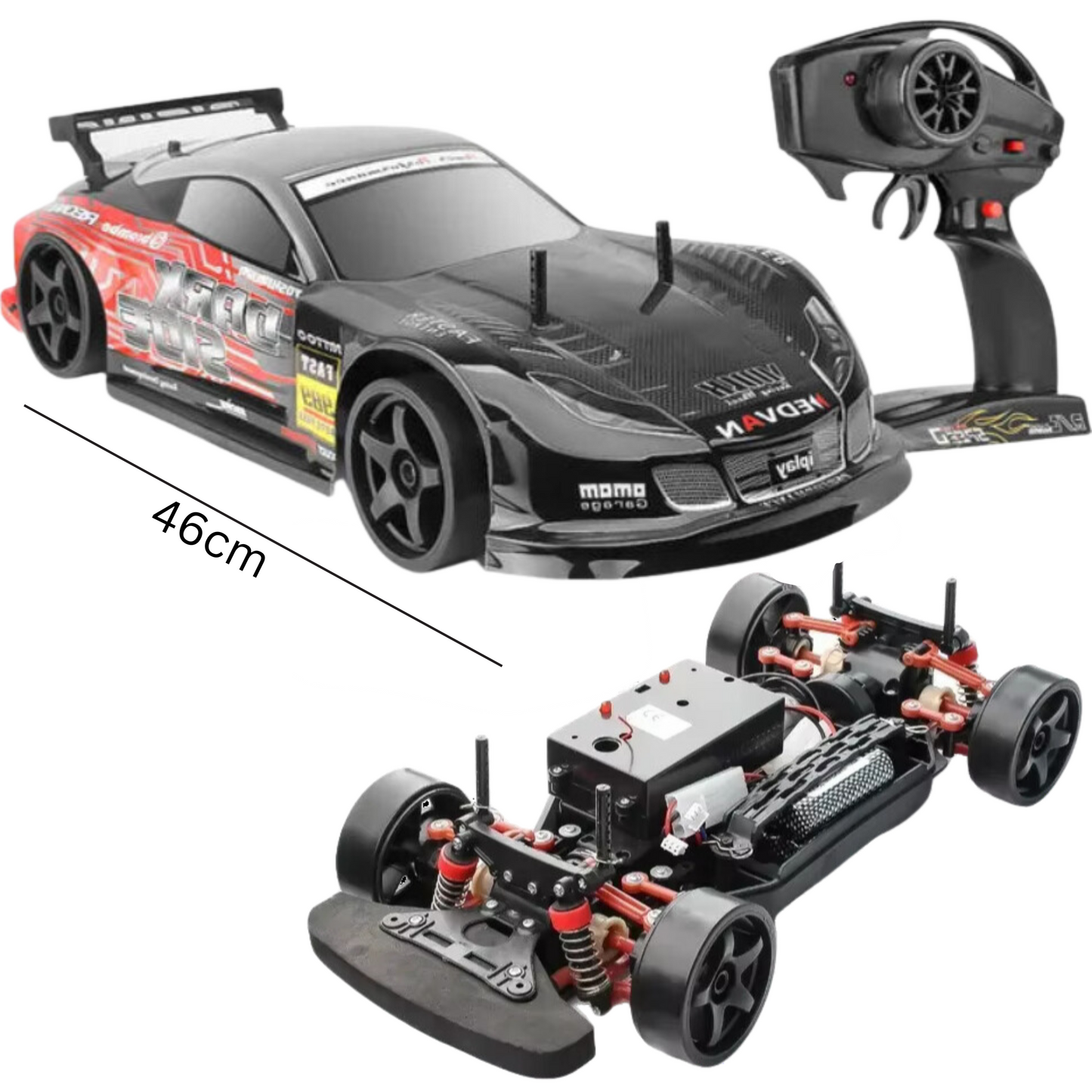 XXL RC Driftcar 1:10 (70km/h) Pro