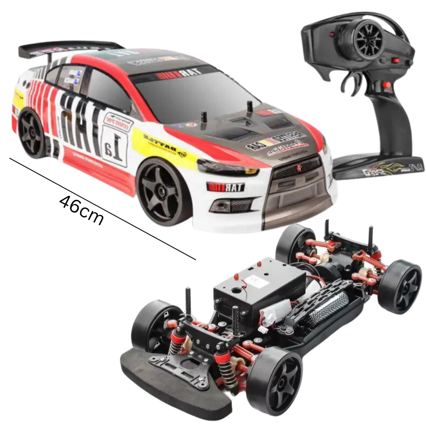 XXL RC Driftcar 1:10 (70km/h) Pro