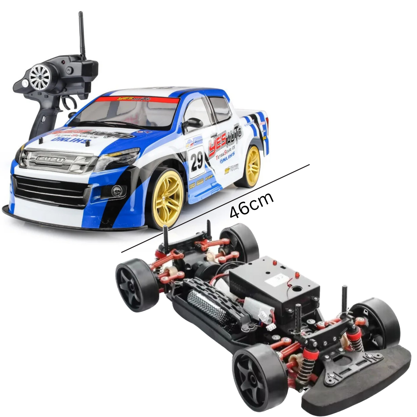 XXL RC Driftcar 1:10 (70km/h) Pro